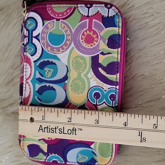 Coach Poppy Graffiti Travel Jeweley Accessory Case - Picture 12 of 12